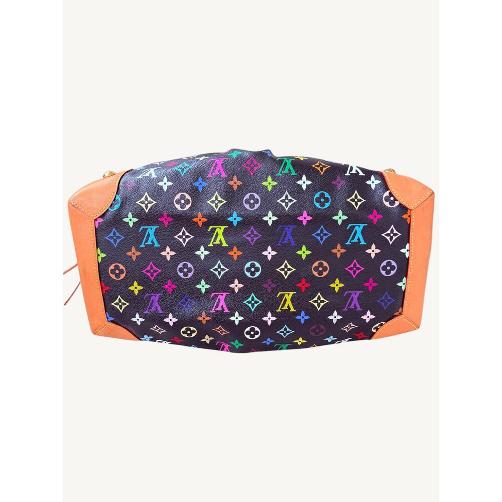 Louis Vuitton x Takashi Murakami Multicolore Ursula GM Noir Bag 2008 Rare - Picture 7 of 16